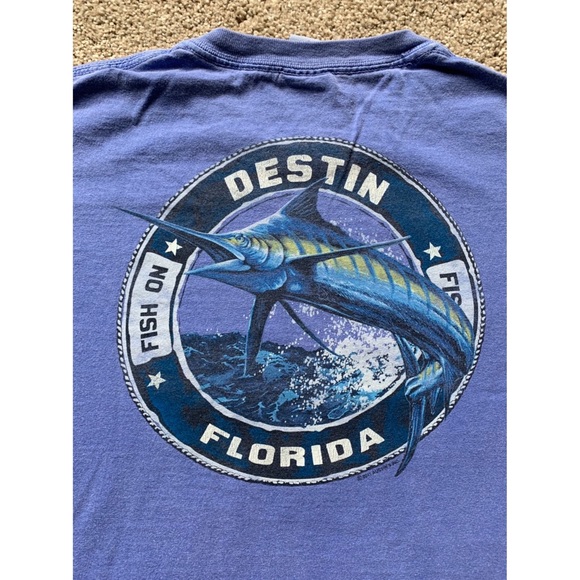 Comfort Colors Tops - Destin Florida Fishing Shirt